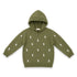Woolen Green Hooded Baby Boy Sweater
