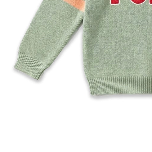 Woolen Green Polo Baby Boy Sweater