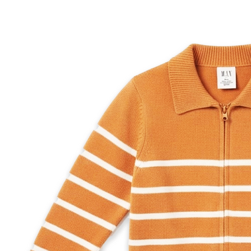 Woolen Zipper Baby Boy Sweater
