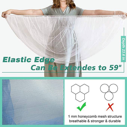 Baby stroller mosquito net - perfect bug net for strollers, bassinets, cradles, playards, pack n plays and portable mini crib