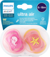 Avent Ultra Air Soother 6–18M Whale (2 Pack) SCF085/04