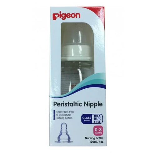 Pigeon Standard Neck Glass Bottle 120 Ml A480/Wh
