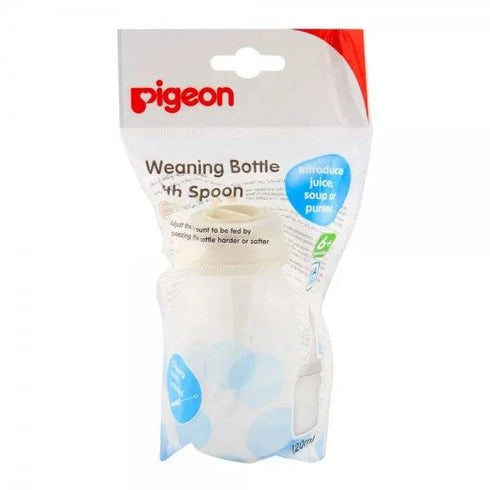 Pigeon Weaning Bottle With Spoon 120Ml D328