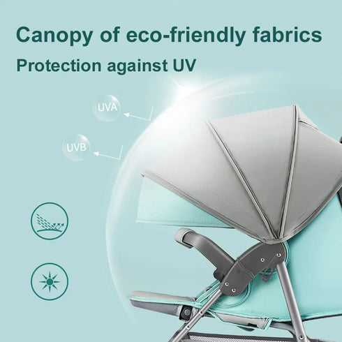 Shenma Lightweight baby stroller Compact fold Four-wheel shock Absorption -SK9-2