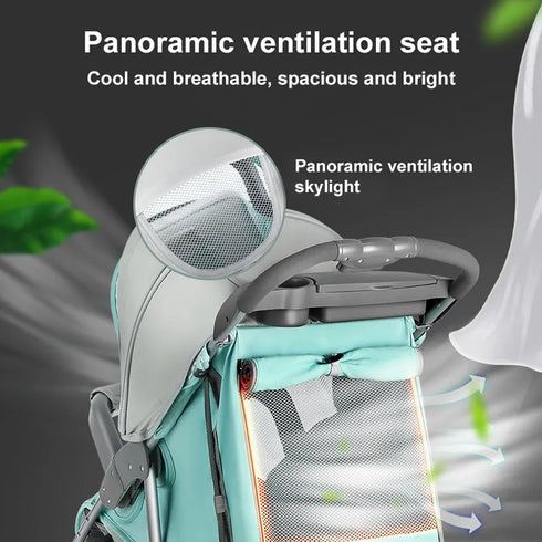 Shenma Lightweight baby stroller Compact fold Four-wheel shock Absorption -SK9-2