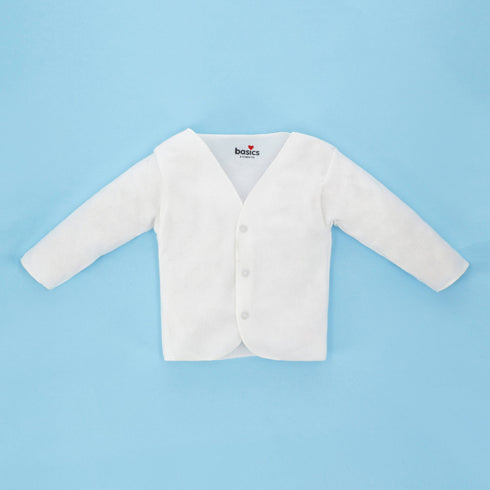 Basics fleece vest white