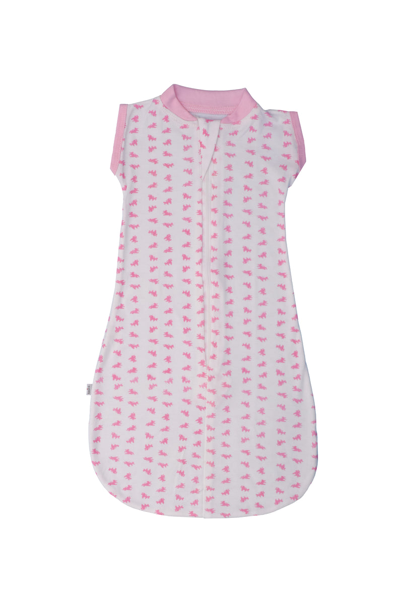 Basics zip swaddle pod ss/21horse pink Infantino