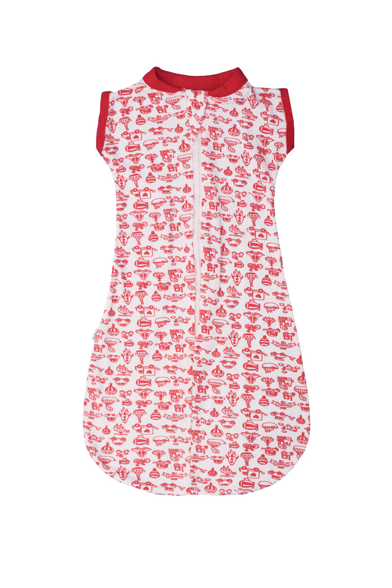Basics zip swaddle pod ss/21transports red Infantino