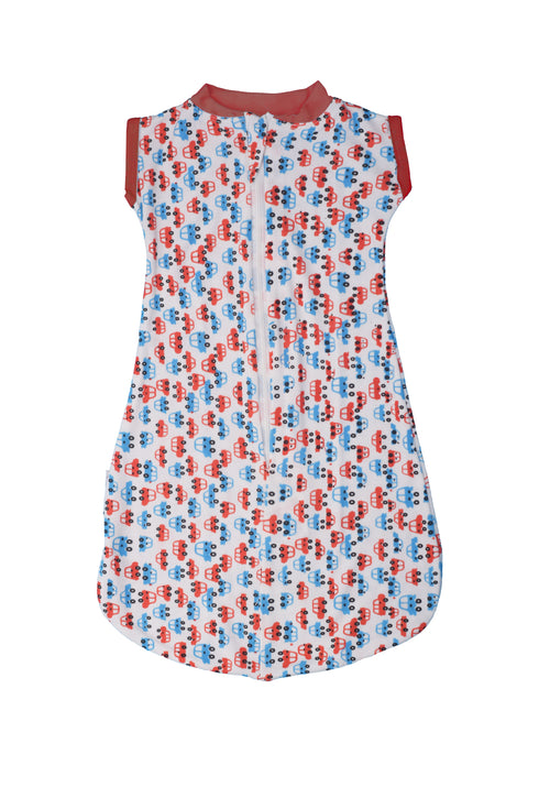 Basics zip swaddle pod ss/21-cars/red & blue