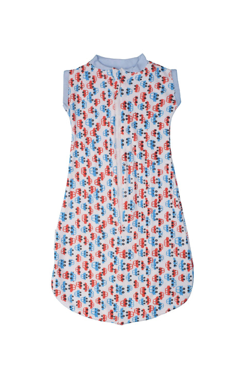 Basics zip swaddle pod ss/21-car blue-red