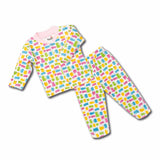Basics Night Suit -NB to 6Years Cats Pink