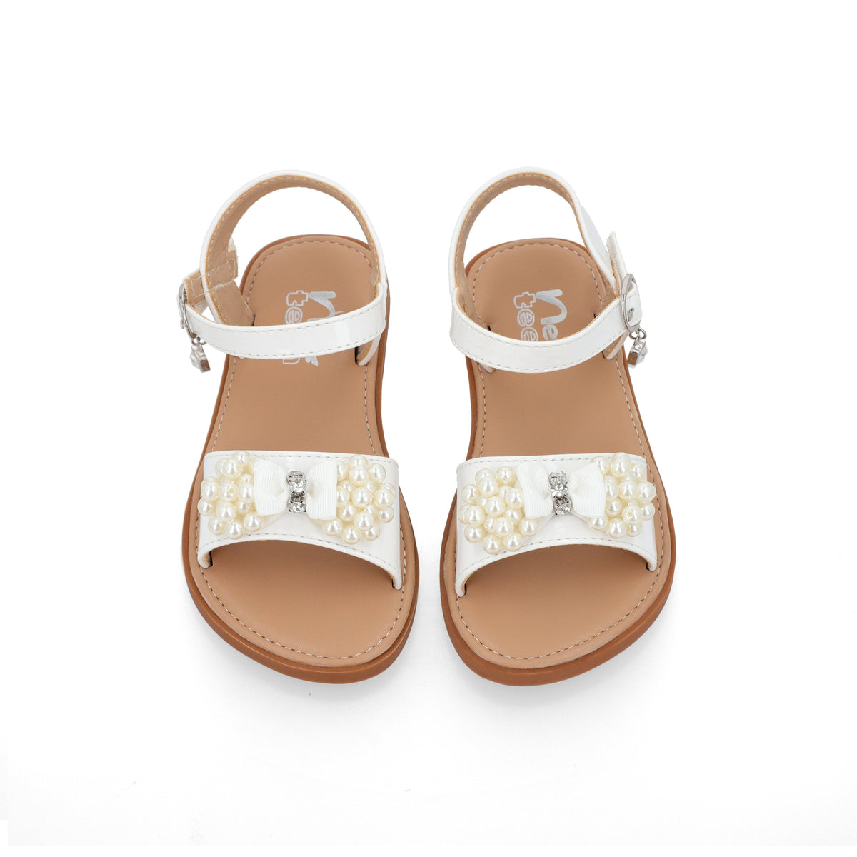 Pearls Bowknot Bunch Sandals -14486 – Infantino