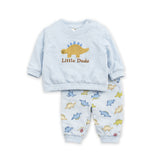 Baby Boys Exclusive Winter Suit Set Fleece Sweatshirt & Trouser 17451