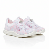 Girls Lace Up Canvas Running Shoes Pink