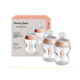 Tommee Tippee Natural  Feeding Bottle Twin Butterfly 260ML Pack Of 2