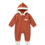 Baby Romper Winter Zipper 0-9M