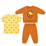 Brown Baby Boy Suit T-Shirt Sweatshirt Trouser