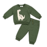 Green Baby Boy Suit Sweatshirt Trouser Set
