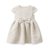 Metallic Baby Girl Frocks Polka Dot 6-24M