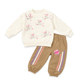 Kitty Baby Girl Suit Sweatshirt Trouser Set 18M-5Y