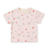 Girls Party Wear T-Shirt Purple Hello Kitty