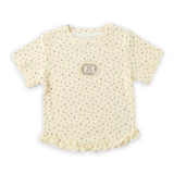 Girls T-Shirt Cream Sunshine Printed