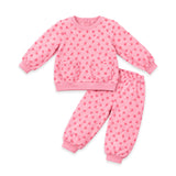 Hearts Baby Girl Suits Sweatshirt Trouser 6-24M