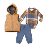 Formal Winter Suit Set Kids Designer Dresses Blue Brown