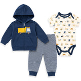 Winter Suit Set Kids Designer Dresses Blue & White