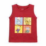 Kids Graphic Sando Shirt Maroon Tommy Pickles