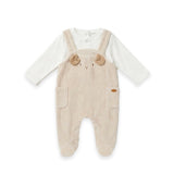 Fleece Lamb Baby Boy Romper Dangri Style 0-6M