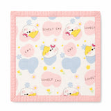Infant Muslin Layered Blanket and Wrap Sheet Pink Kitty
