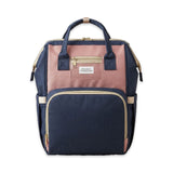 Navy Baby Bag with Diaper Storage & Changing Mat
