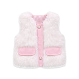 Pink Fur Baby Jacket with Parachute Lining 9M-4Y