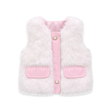 Pink Fur Baby Jacket with Parachute Lining 9M-4Y