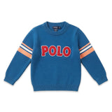 Woolen Blue Polo Baby Boy Sweater